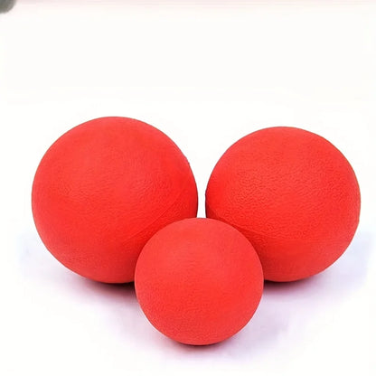 Indestructible Rubber Dog Chew Ball - Perfect for Cleaning Teeth & Keeping Your Dog Entertained!