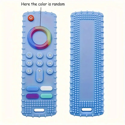 Engaging Chew Dog Teething Toy - Fun Silicone Remote Control for Puppies with Vibrant Multi-Color Options!
