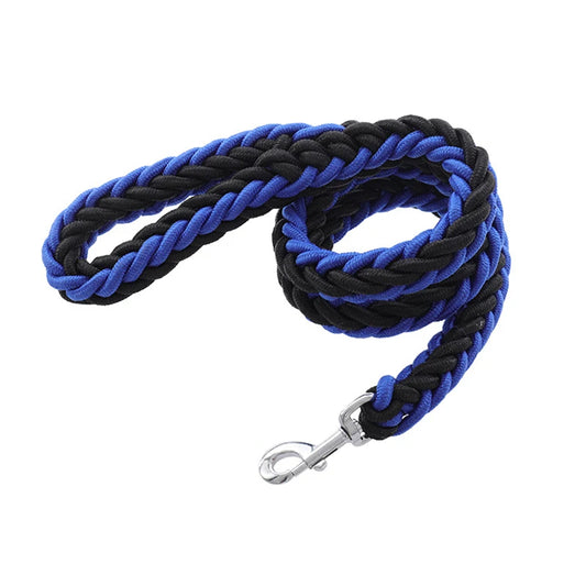 Ultimate Durability: Nylon Round Rope Leash for Medium to Large Dogs - Ideal for Bulldogs, Golden Retrievers, and Pitbulls
