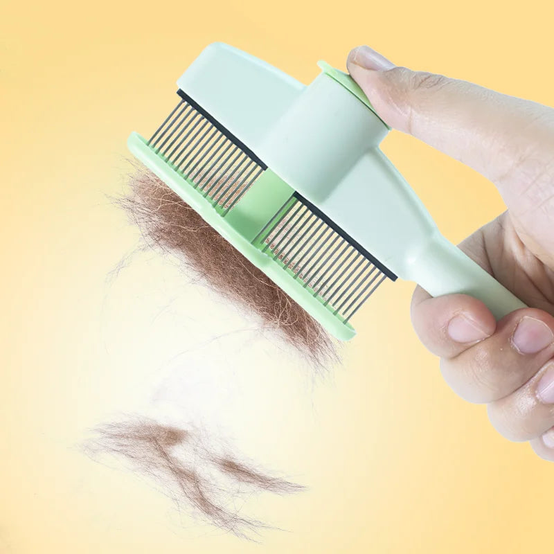 Ultimate Cat Grooming Massage Brush – Professional Open Knot Pet Hair Removal Comb for Happy, Healthy Kittens