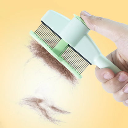 Ultimate Cat Grooming Massage Brush – Professional Open Knot Pet Hair Removal Comb for Happy, Healthy Kittens