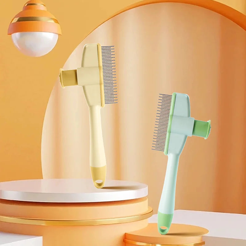 Ultimate Cat Grooming Massage Brush – Professional Open Knot Pet Hair Removal Comb for Happy, Healthy Kittens