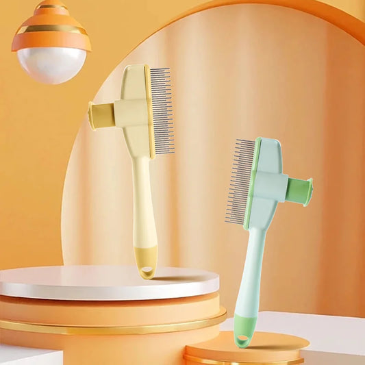 Ultimate Cat Grooming Massage Brush – Professional Open Knot Pet Hair Removal Comb for Happy, Healthy Kittens