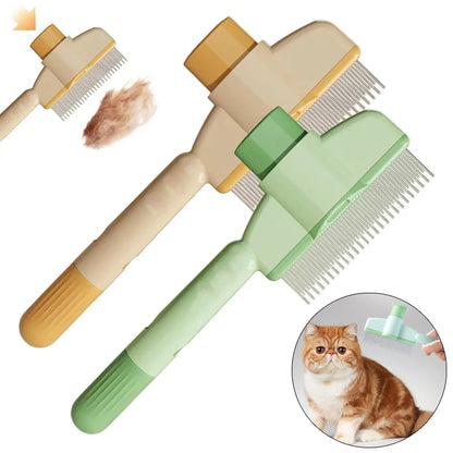 Ultimate Cat Grooming Massage Brush – Professional Open Knot Pet Hair Removal Comb for Happy, Healthy Kittens