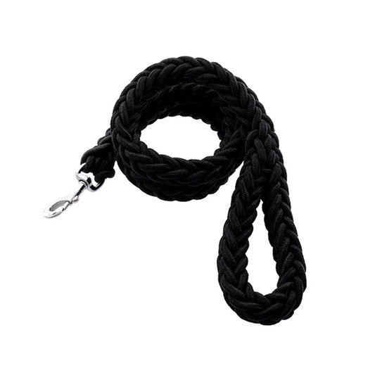 Ultimate Durability: Nylon Round Rope Leash for Medium to Large Dogs - Ideal for Bulldogs, Golden Retrievers, and Pitbulls