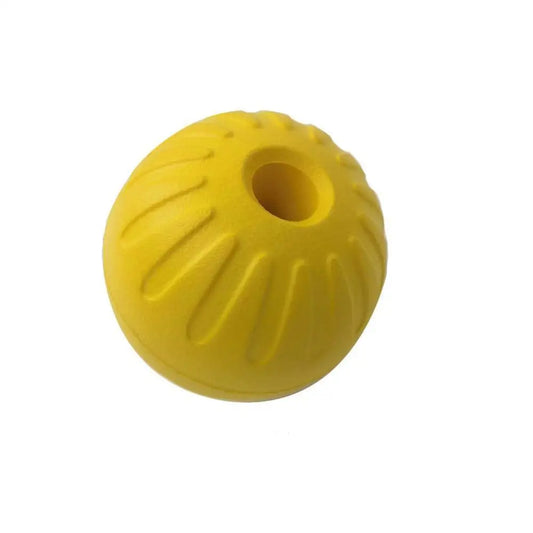 Durable and Fun Indestructible Rubber Training Ball for Dogs - Perfect for Chewing and Fetching with Rope!