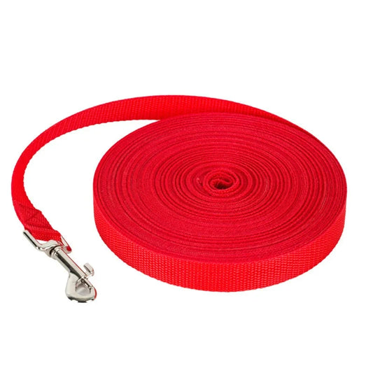 Durable Nylon Dog Training Leashes - Perfect for All Breeds and Sizes, Available in Multiple Lengths for Ultimate Control