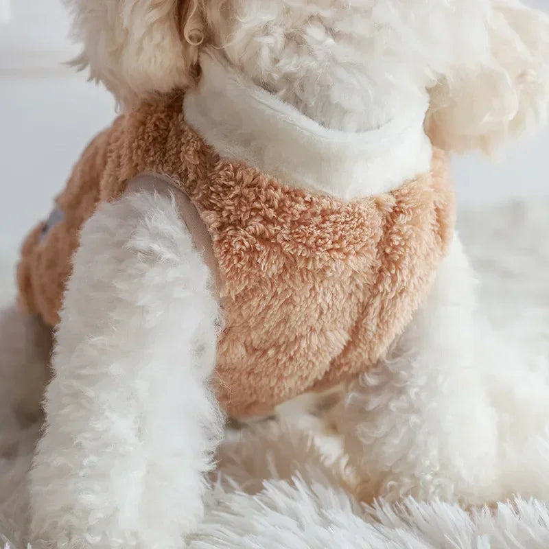 Cozy Winter Fleece Pullover for Small Dogs - Stylish and Warm Dog Sweater for Chihuahuas and Bulldogs