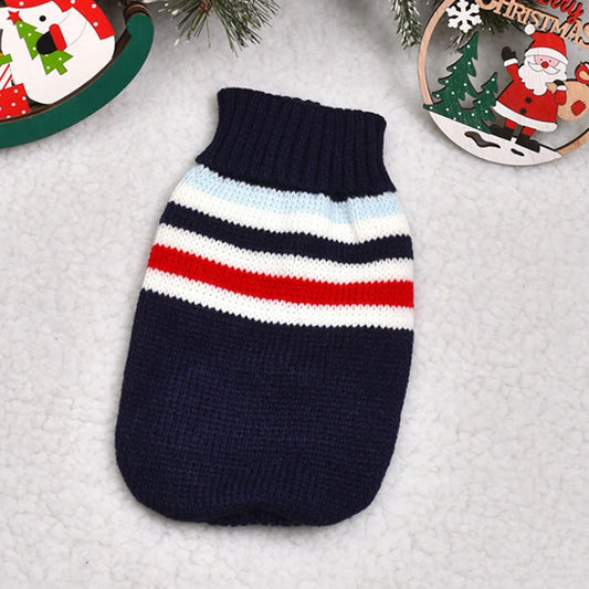Cozy Christmas Cat Sweater - Warm Winter Costume for Your Feline Friend