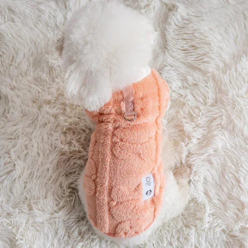 Cozy Winter Fleece Pullover for Small Dogs - Stylish and Warm Dog Sweater for Chihuahuas and Bulldogs