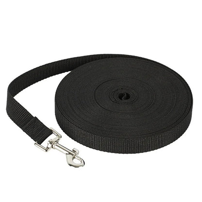 Durable Nylon Dog Training Leashes - Perfect for All Breeds and Sizes, Available in Multiple Lengths for Ultimate Control