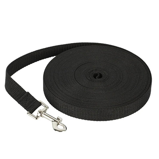 Durable Nylon Dog Training Leashes - Perfect for All Breeds and Sizes, Available in Multiple Lengths for Ultimate Control