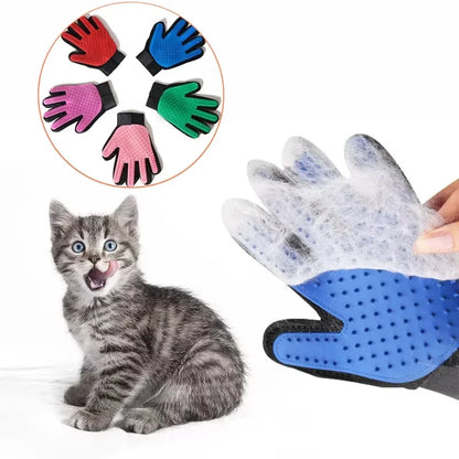 Transform Your Pet's Grooming Routine with the Ultimate Cat Grooming Glove - Deshedding Brush & Massage Tool for Dogs and Cats
