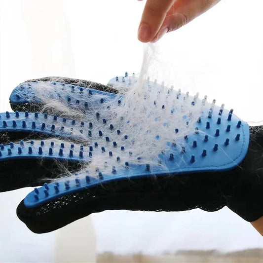 Transform Your Pet's Grooming Routine with the Ultimate Cat Grooming Glove - Deshedding Brush & Massage Tool for Dogs and Cats