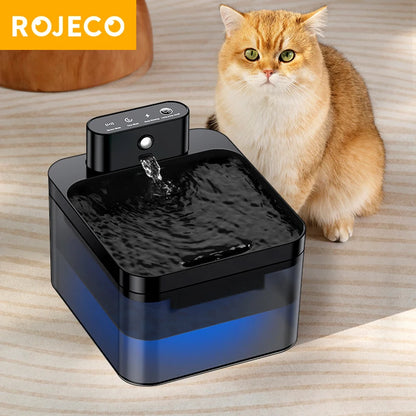 Revolutionary Wireless Automatic Cat Water Fountain - 2600Mah Infrared Sensor Pet Water Dispenser for Dogs and Cats