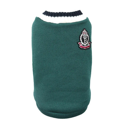 Cozy Cat & Dog Sweater Pullover - Stylish Winter Vest for Small Pets