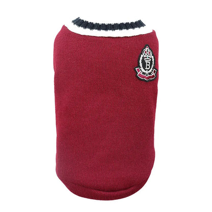 Cozy Cat & Dog Sweater Pullover - Stylish Winter Vest for Small Pets