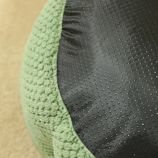 Cozy Up Your Cat This Winter with the Thickened Fleece Cactus Nest Bed - Perfect for Snuggling!