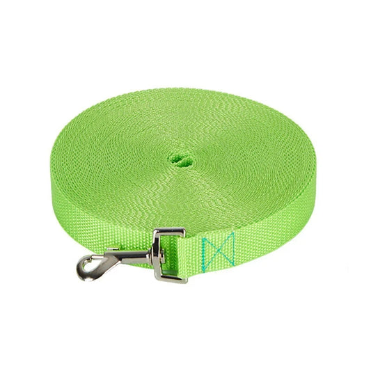 Durable Nylon Dog Training Leashes - Perfect for All Breeds and Sizes, Available in Multiple Lengths for Ultimate Control