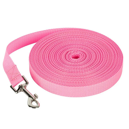 Durable Nylon Dog Training Leashes - Perfect for All Breeds and Sizes, Available in Multiple Lengths for Ultimate Control