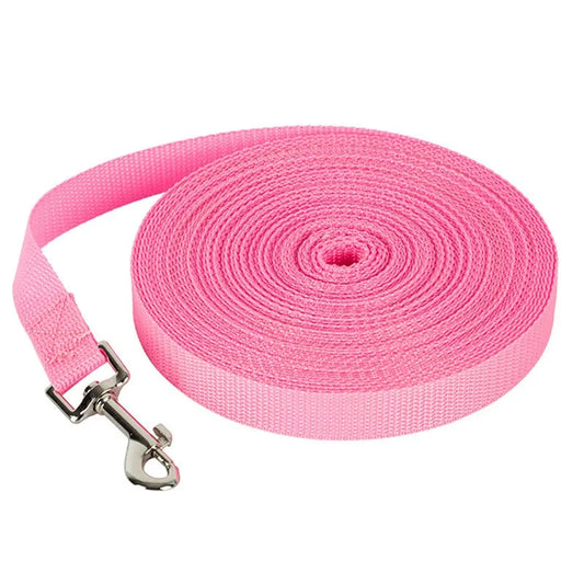 Durable Nylon Dog Training Leashes - Perfect for All Breeds and Sizes, Available in Multiple Lengths for Ultimate Control