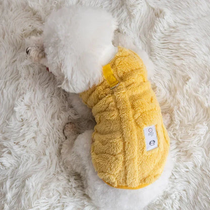 Cozy Winter Fleece Pullover for Small Dogs - Stylish and Warm Dog Sweater for Chihuahuas and Bulldogs