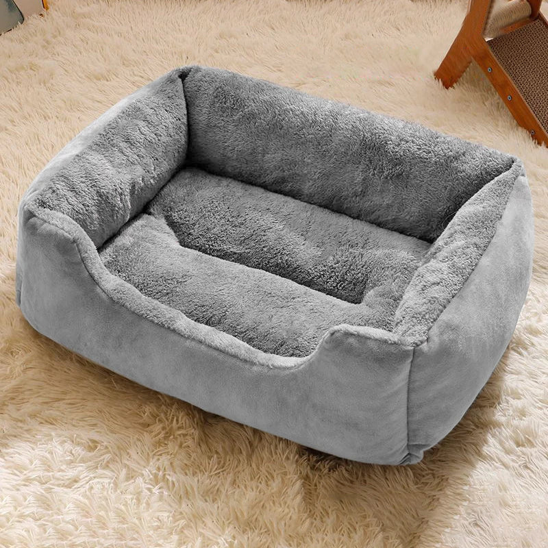 Cozy Convertible Dog Bed - Plush Sofa for Small Pets - Perfect for Dogs and Cats!