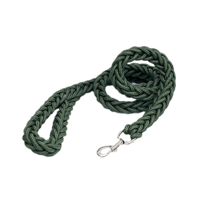 Ultimate Durability: Nylon Round Rope Leash for Medium to Large Dogs - Ideal for Bulldogs, Golden Retrievers, and Pitbulls