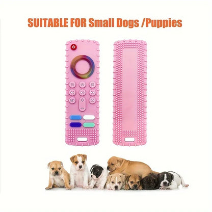 Engaging Chew Dog Teething Toy - Fun Silicone Remote Control for Puppies with Vibrant Multi-Color Options!