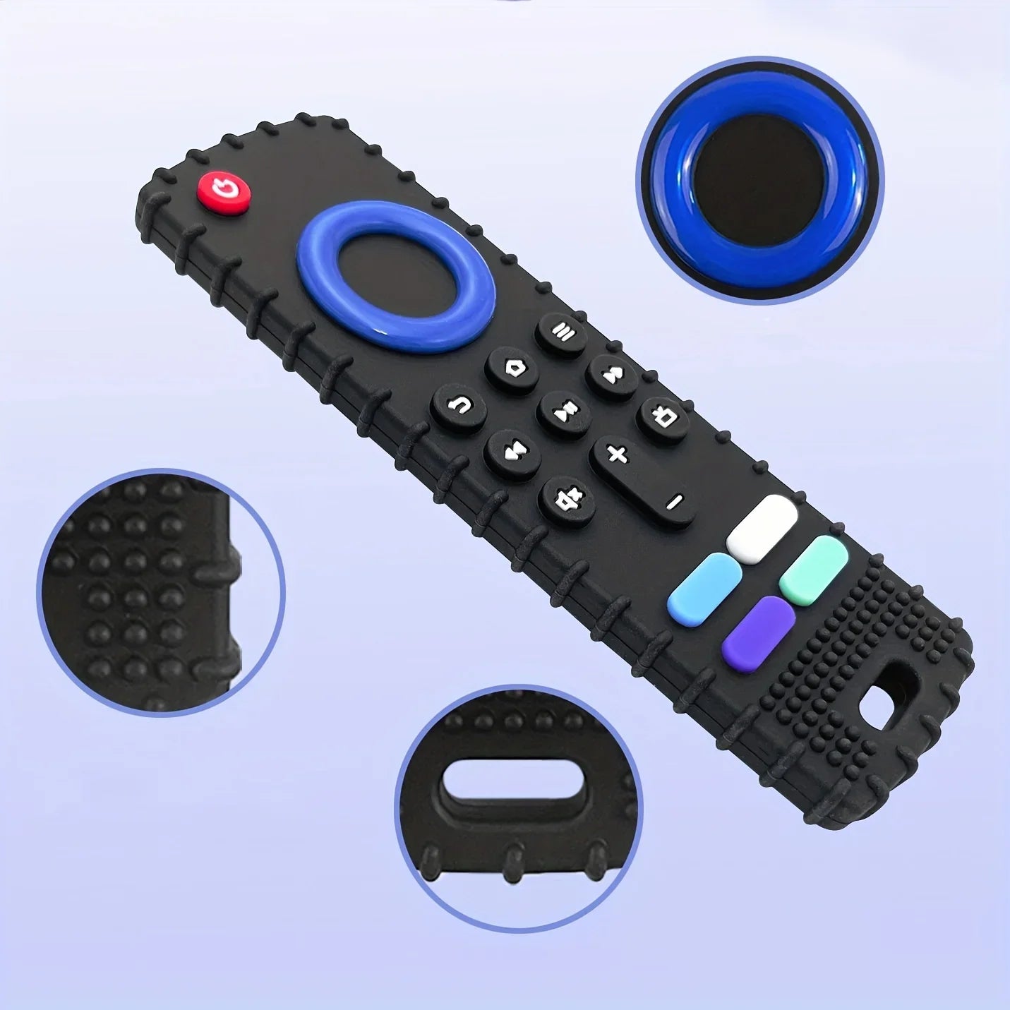 Engaging Chew Dog Teething Toy - Fun Silicone Remote Control for Puppies with Vibrant Multi-Color Options!
